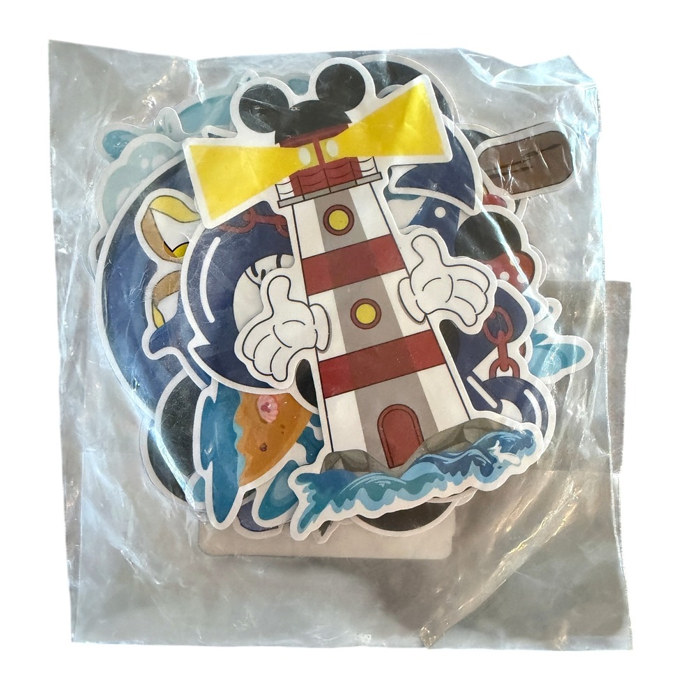 12 Pcs Disney Cruise Door Magnets Mickey Mouse Lighthouse Nautical Stateroom Set